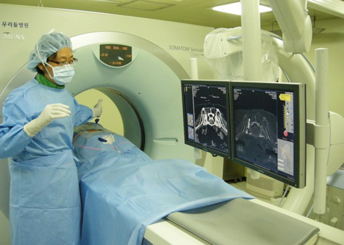 CT-image Guided Spine Micro-Therapy