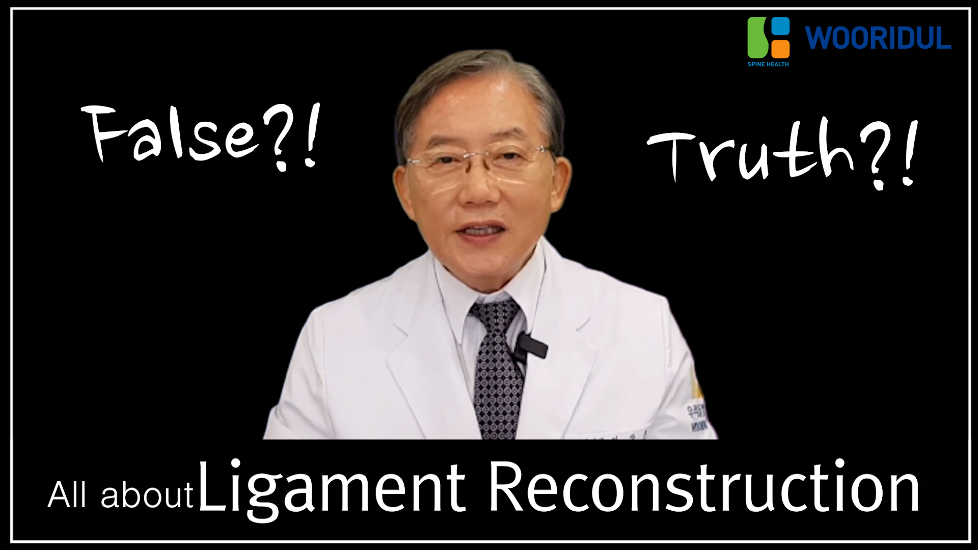 Revealing the truth about ligament reconstruction
