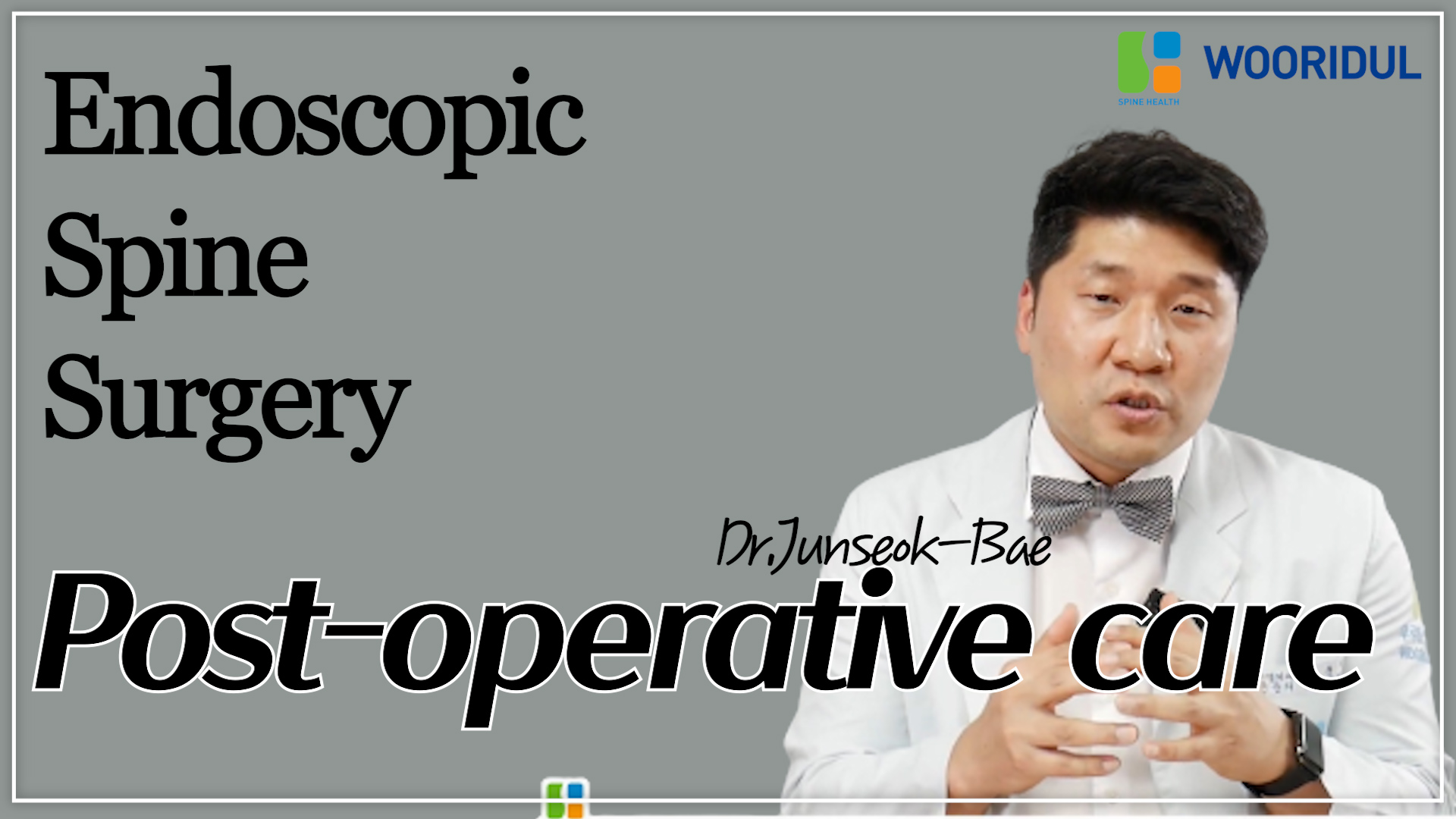 Post-operative care after endoscopic spine surgery/Precautions & Activity Guidelines for each month